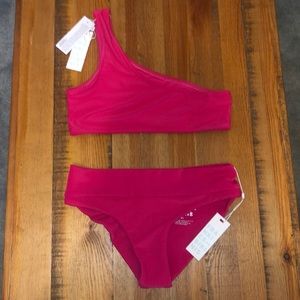 Frankie’s Bikini Set One Shoulder & Cheeky Bottom